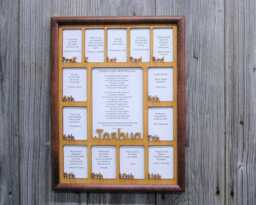 K-12Th Grade School Years Picture Frame Personalized With Name - 2.5x3.5 Photos 5x7 Photo- Rectangle 12x16 Days - thumbnail 1