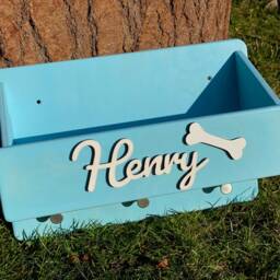 Dog Wardrobe L With Storage Box Made Of Wood - thumbnail 2
