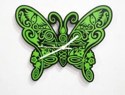 Tribal Butterfly - Wall Clock - thumbnail 1