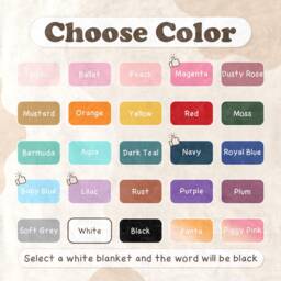 Personalized Blanket With Name, Minky For Baby Adults Friends Wife Bridesmaids Pets, Multi Size Color Monogram Blanket, Gift Kids - thumbnail 3