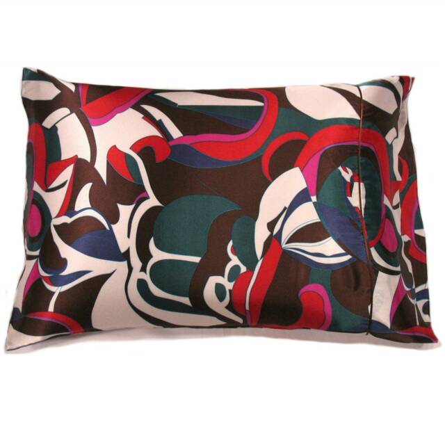 Satin Accent Pillow, Boho Geometric Pillow Cover - 12x16