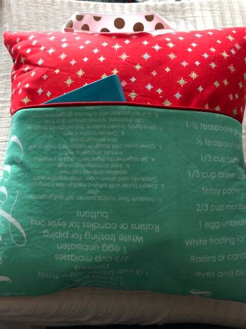 Gingerbread Cookie Reading Pillow - image 1