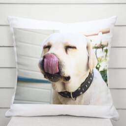 Custom Pet Photo Pillow Dog Or Cat Portrait Cushion - 16x16 - thumbnail 2