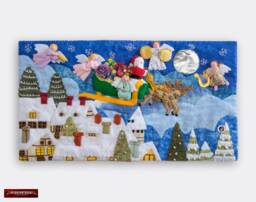 Quilted Christmas Wall Hanging 10 - thumbnail 1