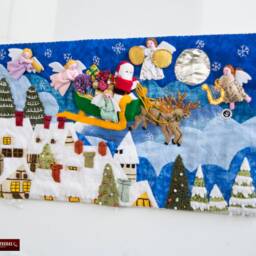 Quilted Christmas Wall Hanging 10 - thumbnail 2