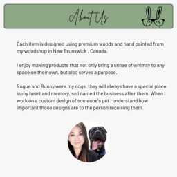 Wood Bernese Mountain Dog Eyeglass Stand - Custom Painted Ornament - thumbnail 4