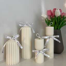 Pillar Candles Set Bundle Gift Soy Wax - thumbnail 2