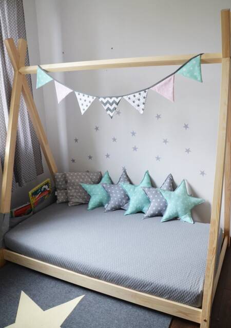 Children's Bed/Teepee 90 X 190 cm - image 1