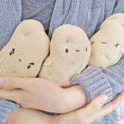 Potato Plushie Novelty Food Pillow, Gag Gift - thumbnail 2
