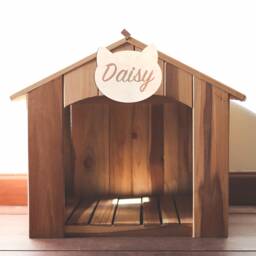 Cat Name Wooden Wall Decor Silhouette Head Pet Plaque - thumbnail 1