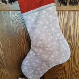 Christmas Stocking With Western Boots Print - thumbnail 3
