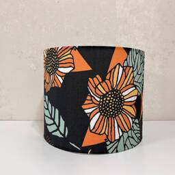 Retro Lamp Shade, Sunflower Pattern Lampshade For Table Lamp Chandelier Wall Floor Lamp, Mid-Century Shades, Gorgeous Shades - thumbnail 2