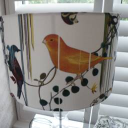 Christian Lacroix Birds Sinfonia Fabric For Designers Guild Handmade Lampshade - thumbnail 3