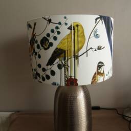 Christian Lacroix Birds Sinfonia Fabric For Designers Guild Handmade Lampshade - thumbnail 4