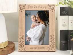 Personalised Engraved Photo Frame For Mum Va180 - thumbnail 1