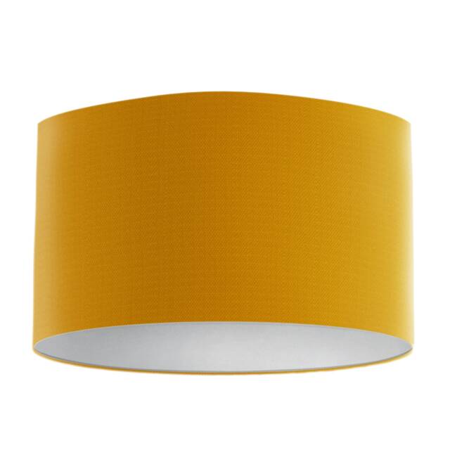 Mustard Gold Lampshade With 100% Cotton Fabric, Handmade Lampshades, Table Ceiling Lamp Shades, Yellow - image 1