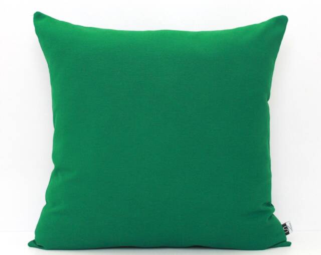 Kelly Green Cotton Pillow Covers - All Sizes, Home Gifts For You - image 1