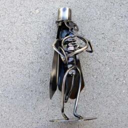 Sale Mr. Hopper French Horn Player Metal Sculpture Ornament - thumbnail 1