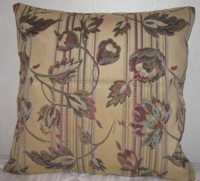 Velveteen Floral Decorative Pillow Cover-In 18 - image 1