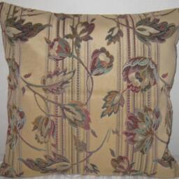 Velveteen Floral Decorative Pillow Cover-In 18 - thumbnail 2
