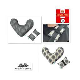 Mastectomy Pillow & Seatbelt Cushion Set Post-Surgery Comfort Gift - thumbnail 1