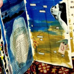 Altered Book Sculpture, Collage Art in Mixed Media - thumbnail 3