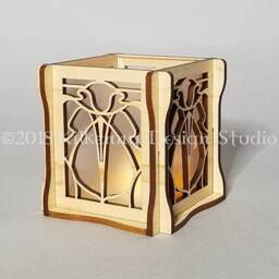 Art Nouveau Candle Holder - thumbnail 3
