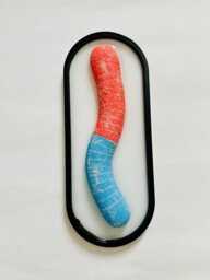 Jumbo Sour Candy Worm Wall Art/ Dopamine Decor/ Maximalist Fake Food/ Food Pop Sculpture/ Funky Unique Gift