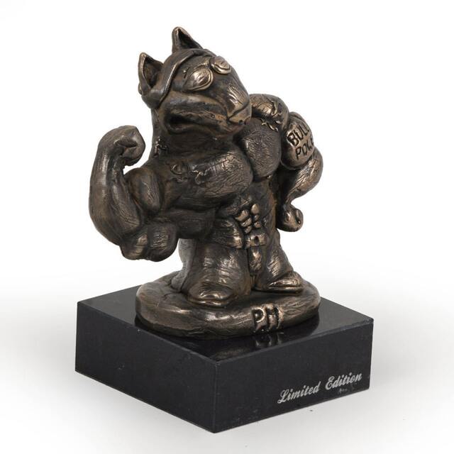 Bull Terrier - Strongman, Dog Marble Statue, Limited Edition, Artdog. Made Of Cold Cast Bronze. Perfect Gift. Limited Edition - image 1