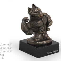 Bull Terrier - Strongman, Dog Marble Statue, Limited Edition, Artdog. Made Of Cold Cast Bronze. Perfect Gift. Limited Edition - thumbnail 3