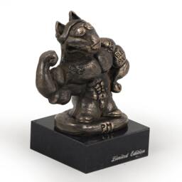 Bull Terrier - Strongman, Dog Marble Statue, Limited Edition, Artdog. Made Of Cold Cast Bronze. Perfect Gift. Limited Edition