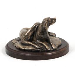 Weimaraner - Paur, Dog Wooden Base Statue, Limited Edition, Artdog - thumbnail 2