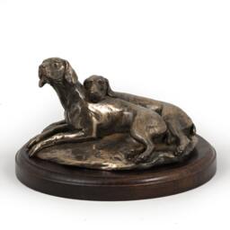 Weimaraner - Paur, Dog Wooden Base Statue, Limited Edition, Artdog - thumbnail 1