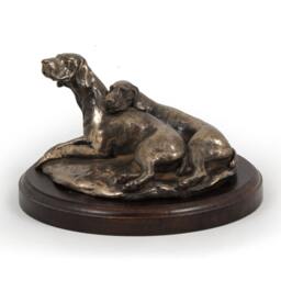 Weimaraner - Paur, Dog Wooden Base Statue, Limited Edition, Artdog - thumbnail 3