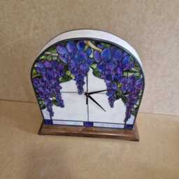 Wisteria Design Mantle Clock - thumbnail 3