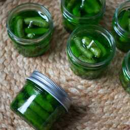 Pickled Cucumber Jar - Candle, 4 Oz Wedding Favors, Event Candles, Custom Scent Party Gifts - thumbnail 4