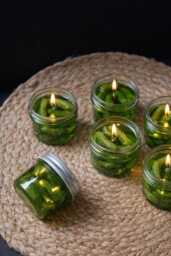 Pickled Cucumber Jar - Candle, 4 Oz Wedding Favors, Event Candles, Custom Scent Party Gifts - thumbnail 1
