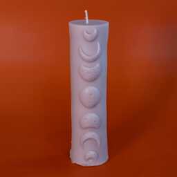Moon Phases Soy Candle Handcrafted Astrology Zen Candle - thumbnail 2