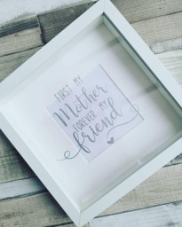 Mum Photo Frame, Mother Box First My Forever Friend Picture Mother's Day Gift, Home D??cor, Gift For - thumbnail 1