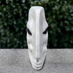 Abstract Face Sculpture Concrete Head Statue Stone Modern Ornament Front Door Decoration Handmade Lover Gift - thumbnail 2