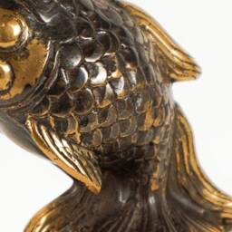 Bronze Crown Fish Figurine, 4 - thumbnail 4