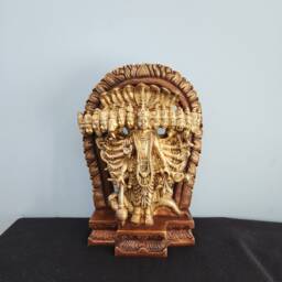 Brass Vishnu Idol Handcrafted Hindu God Statue, 11.5