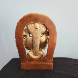 Brass Vishnu Idol Handcrafted Hindu God Statue, 11.5 - thumbnail 3