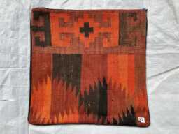 Seat Of 10 Pieces Scatter Cushions, Natural Dyes Flat Vintage Cushions 40x40cm