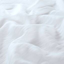 White Noise Fabric By The Meter, 3.20 Meters High, Light As A Summer Breeze, White Transparent Fabric, Chivasso - thumbnail 3