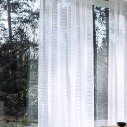 White Noise Fabric By The Meter, 3.20 Meters High, Light As A Summer Breeze, White Transparent Fabric, Chivasso - thumbnail 2