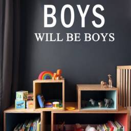 Boys Will Be Boys Vinyl Wall Stickers For Children Bedroom Decors & Decorations Decals - thumbnail 3