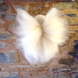 Christmas Angel Tree Topper, Topper Fairy, Angel, Silk - thumbnail 3