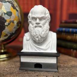 Socrates Talking Bust - Press The Button For A Fun Quote Or Fact Collectible Toy Figurine Novelty Gift Video in Description - thumbnail 1