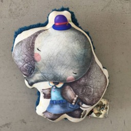 Elly The Elephant Cushion/Pillow - thumbnail 3